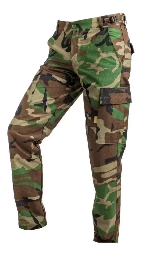 Pantalón Bombacha Táctico de Ripstop Antidesgarro Camuflado