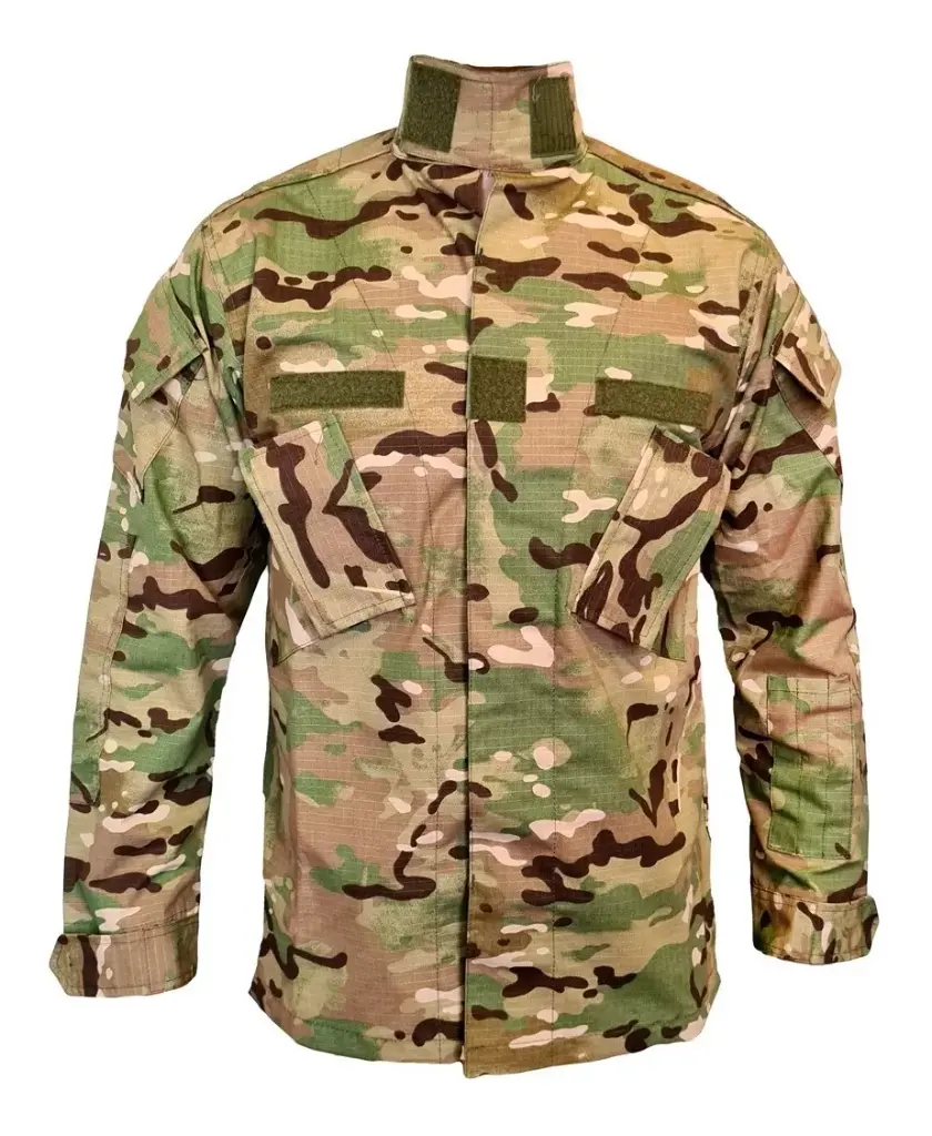 Chaquetilla Táctica Mao de Ripstop Camuflada