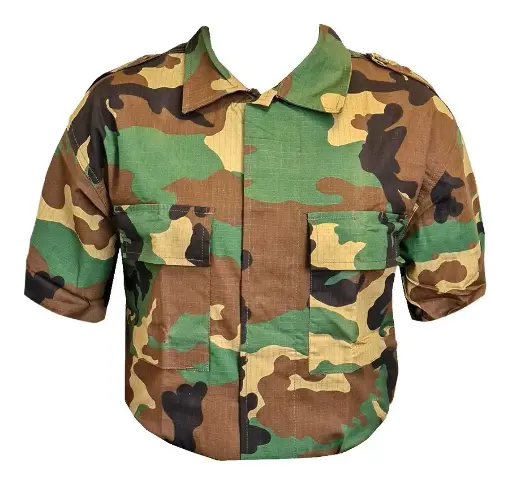 Camisa de Ripstop Manga Corta Camuflada